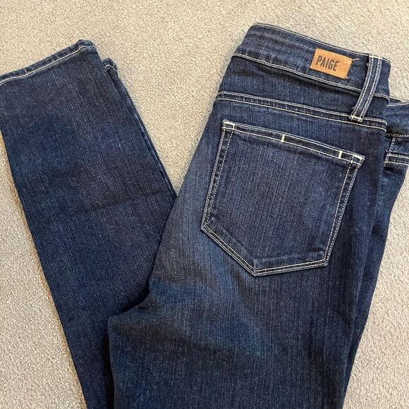Anthropologie Paige Hoxton Ankle Slim Fit Jeans - Size 29 - Picture 1 of 10